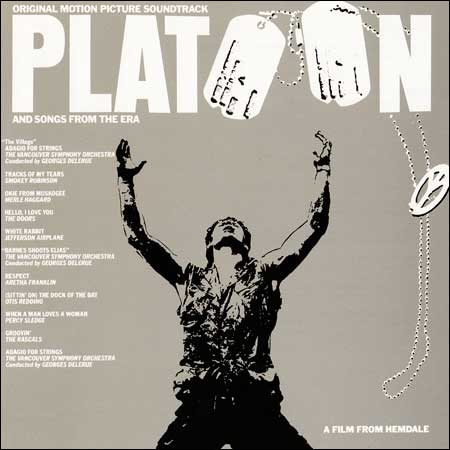 Обложка к альбому - Взвод / Platoon (Atlantic Records - 1987)