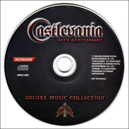 Обложка к альбому - Castlevania 20th Anniversary Deluxe Music Collection