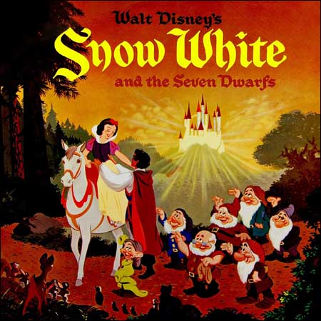 Обложка к альбому - Белоснежка и семь гномов / Snow White and the Seven Dwarfs (Disneyland - 1201)