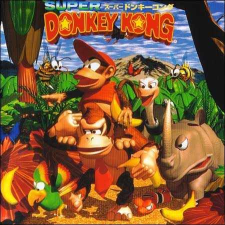Обложка к альбому - Super Donkey Kong Game Music CD ~ Jungle Fantasy