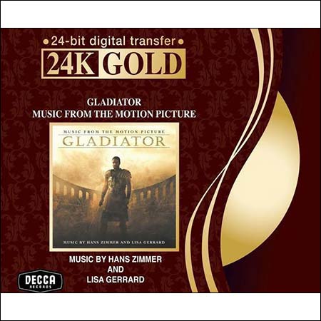Обложка к альбому - Гладиатор / Gladiator (by Hans Zimmer - 24K Gold / 24-bit digital transfer)