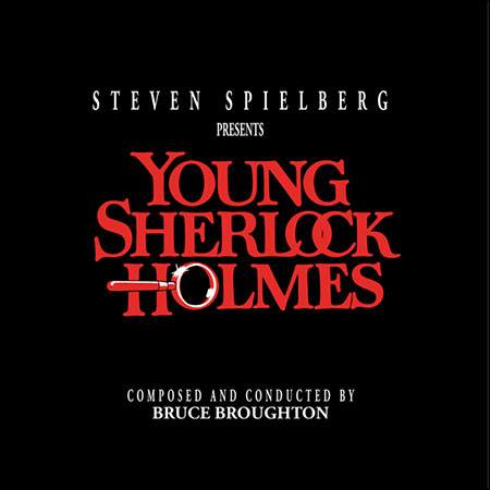 Дополнительная обложка к альбому - Молодой Шерлок Холмс / Young Sherlock Holmes (Intrada MAF 7131)