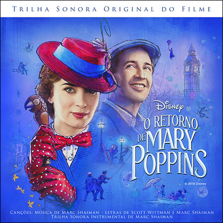 Обложка к альбому - Мэри Поппинс возвращается / O Retorno de Mary Poppins / Mary Poppins Returns (Brazilian Edition)