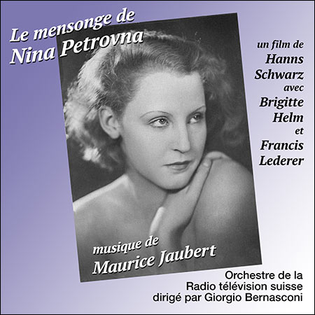 Обложка к альбому - Maurice Jaubert : Le mensonge de Nina Petrovna