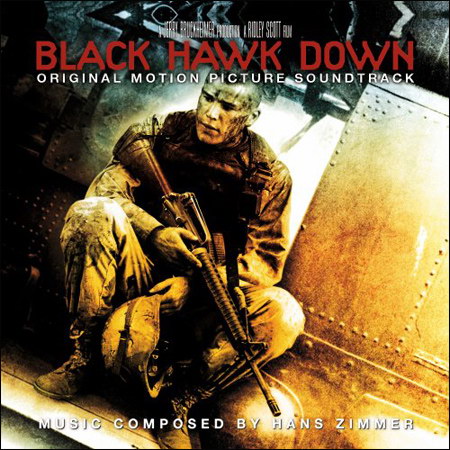 Обложка к альбому - Падение ''Черного ястреба'' / Черный ястреб / Black Hawk Down (OST)
