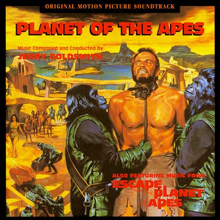 Обложка к альбому - Планета обезьян / Planet Of The Apes (Scores by Jerry Goldsmith)