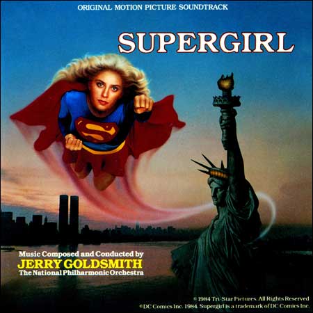 Обложка к альбому - Супердевушка / Супергерл / Supergirl (Varèse Sarabande)