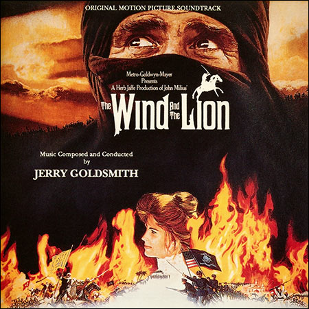 Обложка к альбому - Ветер и лев / The Wind and the Lion (Intrada - 1992)
