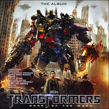Обложка к альбому - Трансформеры 3: Тёмная сторона Луны / Transformers: Dark Of The Moon (The Album)