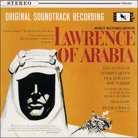 Обложка к альбому - Лоуренс Аравийский / Lawrence Of Arabia (OST (Newly Restored Edition))