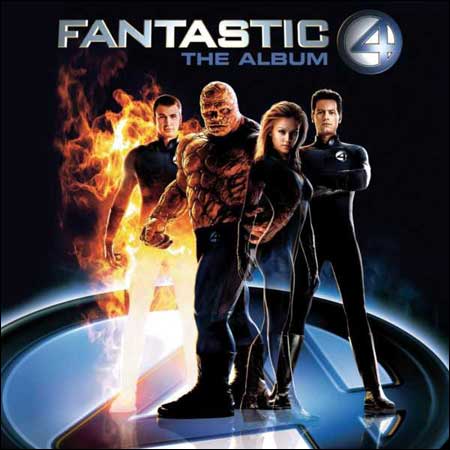 Обложка к альбому - Фантастическая четвёрка / Fantastic 4 / Fantastic Four (The Album)