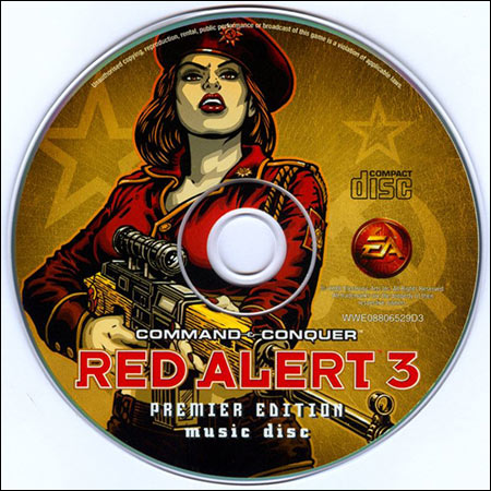 Обложка к альбому - Command & Conquer: Red Alert 3 (Premier Edition Music Disc)