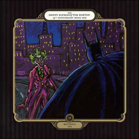 Обложка к альбому - Бэтмен / The Danny Elfman & Tim Burton 25th Anniversary Music Box - CD 03 - Batman
