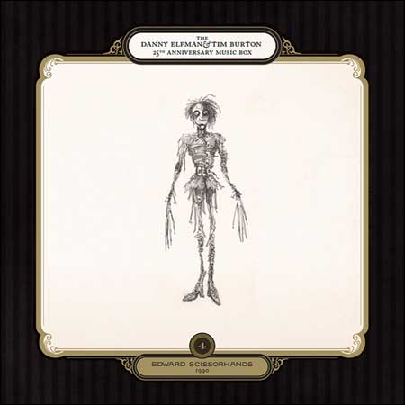 Обложка к альбому - Эдвард Руки-ножницы / The Danny Elfman & Tim Burton 25th Anniversary Music Box - CD 04 - Edward Scissorhands