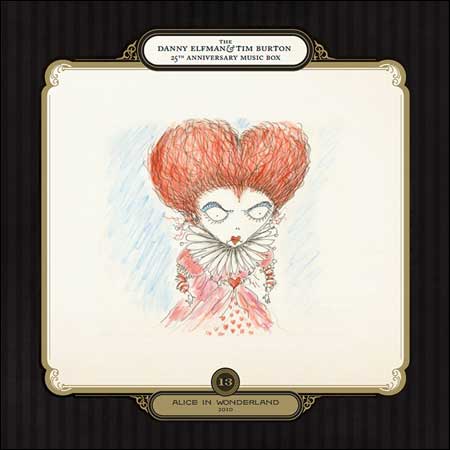 Обложка к альбому - Алиса в Стране чудес / The Danny Elfman & Tim Burton 25th Anniversary Music Box - CD 13 - Alice In Wonderland