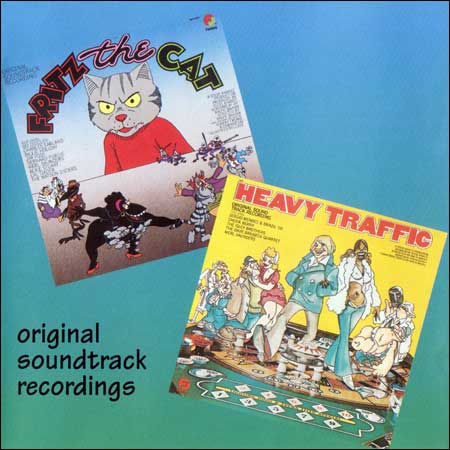 Обложка к альбому - Приключения кота Фрица и Трудный путь / Fritz the Cat & Heavy Traffic