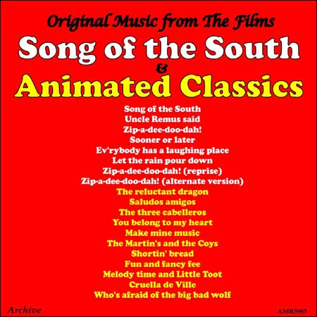 Обложка к альбому - Song of the South / Animated Classics