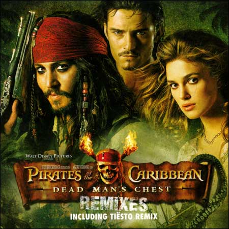 Обложка к альбому - Пираты Карибского моря 2: Сундук мертвеца / Pirates of the Caribbean: Dead Man's Chest (Remixes - EU Edition)
