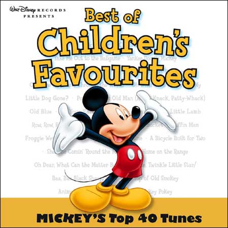 Обложка к альбому - Best of Children's Favourites - Mickey's Top 40 Tunes