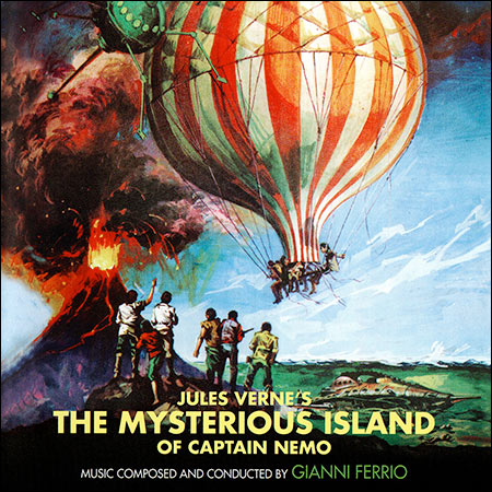 Обложка к альбому - Таинственный остров капитана Немо / Jules Verne's The Mysterious Island of Captain Nemo