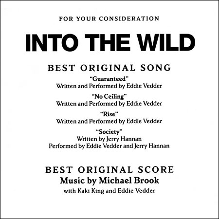 Обложка к альбому - В диких условиях / Into the Wild (FYC Promo)