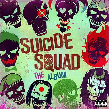 Обложка к альбому - Отряд самоубийц / Suicide Squad (The Album)