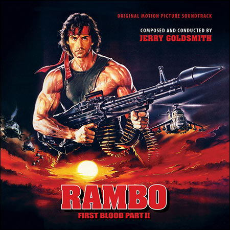 Обложка к альбому - Рэмбо: Первая кровь 2 / Rambo: First Blood Part II (Intrada Edition)