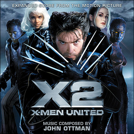 Обложка к альбому - Люди Икс 2 / X2: X-Men United / X-Men 2 (La-La Land Records)