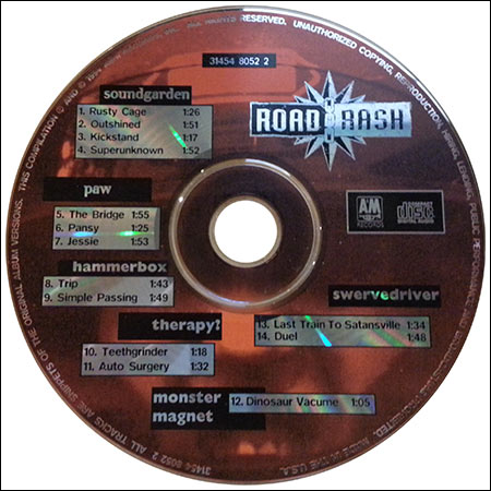 Обложка к альбому - Road Rash