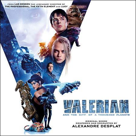 Обложка к альбому - Валериан и город тысячи планет / Valerian and the City of a Thousand Planets