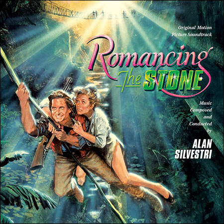 Обложка к альбому - Роман с камнем / Romancing the Stone (La-La Land Records)