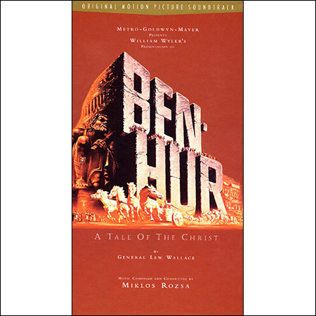 Обложка к альбому - Бен-Гур / Ben-Hur (Rhino Movie Music - 1996)