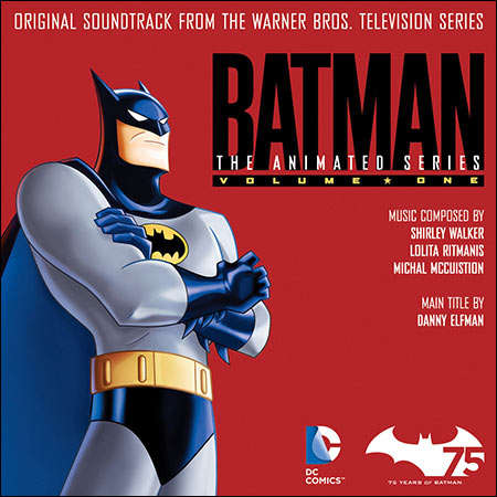 Дополнительная обложка к альбому - Бэтмен: мультсериал / Batman: The Animated Series - Volume 1 (WaterTower Music Edition)