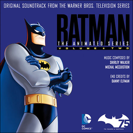 Дополнительная обложка к альбому - Бэтмен: мультсериал / Batman: The Animated Series - Volume 2 (WaterTower Music Edition)