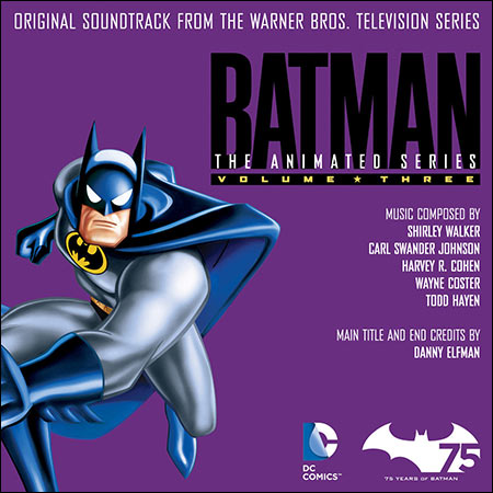 Дополнительная обложка к альбому - Бэтмен: мультсериал / Batman: The Animated Series - Volume 3 (WaterTower Music Edition)