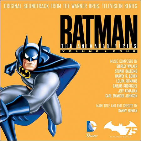 Дополнительная обложка к альбому - Бэтмен: мультсериал / Batman: The Animated Series - Volume 4 (WaterTower Music Edition)