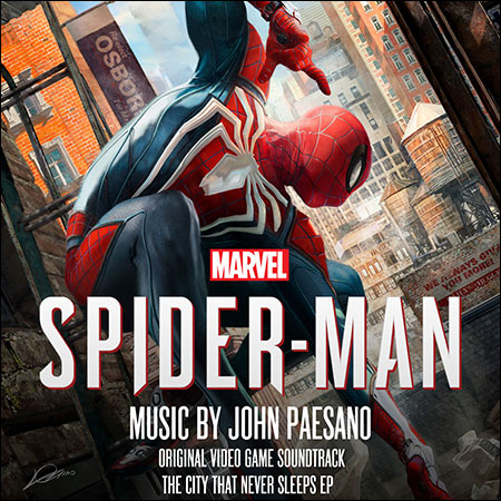 Обложка к альбому - Marvel's Spider-Man: The City That Never Sleeps EP