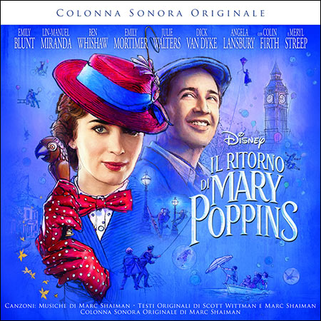 Обложка к альбому - Мэри Поппинс возвращается / Il ritorno di Mary Poppins / Mary Poppins Returns (Italian Edition)