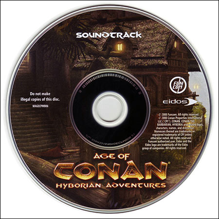 Обложка к альбому - Age of Conan: Hyborian Adventures Original Soundtrack (Collector's Edition)