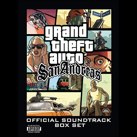 Обложка к альбому - Grand Theft Auto: San Andreas - Official Soundtrack Box Set