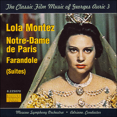 Обложка к альбому - The Classic Film Music of Georges Auric, Volume 3
