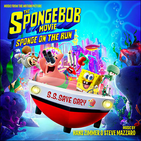 Обложка к альбому - Губка Боб в бегах / The SpongeBob Movie: Sponge on the Run (Original Score)