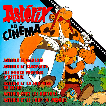 Обложка к альбому - Astérix au cinéma