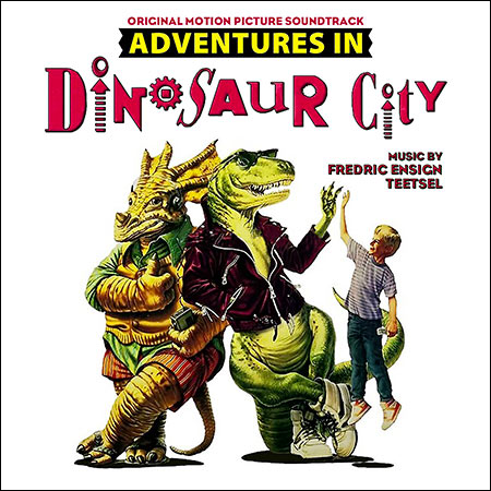 Обложка к альбому - Приключения в городе динозавров / Adventures in Dinosaur City