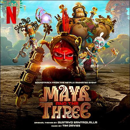 Обложка к альбому - Майя и три воина / Maya and The Three