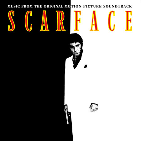 Обложка к альбому - Лицо со шрамом / Scarface (Geffen Records)