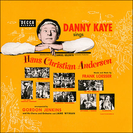 Обложка к альбому - Danny Kaye Sings Selections from the Samuel Goldwyn Technicolor Production Hans Christian Andersen