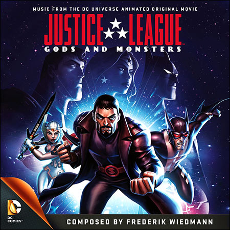 Обложка к альбому - Лига справедливости: Боги и монстры / Justice League: Gods and Monsters