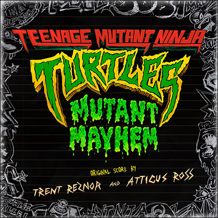 Обложка к альбому - Черепашки-ниндзя: Мутантский разгром / Teenage Mutant Ninja Turtles: Mutant Mayhem