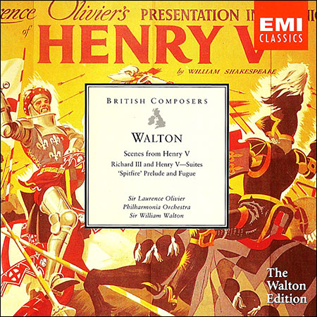 Обложка к альбому - Scenes from Henry V / Richard III and Henry V Suites / "Spitfire" Prelude and Fugue